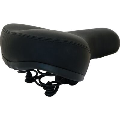 Siodło COMFORT skóra na sprężynach 4bike