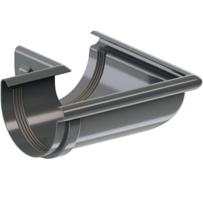 Narożnik zewnętrzny 75/90° PVC RAL7016 KROP