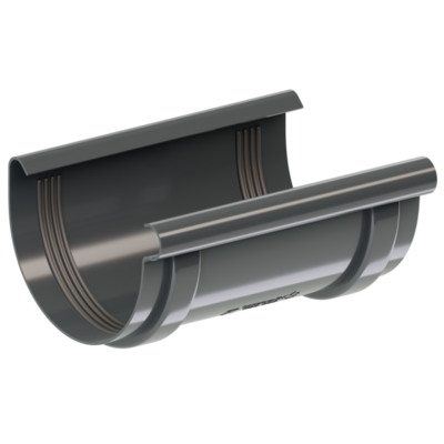 Łącznik rynny 130 PVC RAL8017 KROP