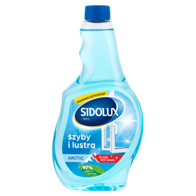 Płyn do mycia szyb arctic zapas 500 ml SIDOLUX CRYSTAL