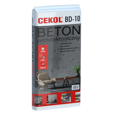 Beton architektoniczny BD-10 20 kg szary beton CEKOL