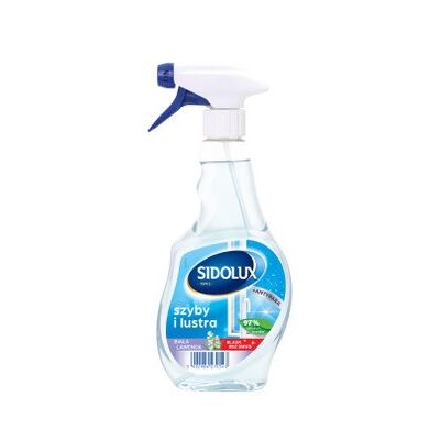 Płyn do mycia szyb i luster antypara z białą lawendą 500 ml SIDOLUX CRYSTAL