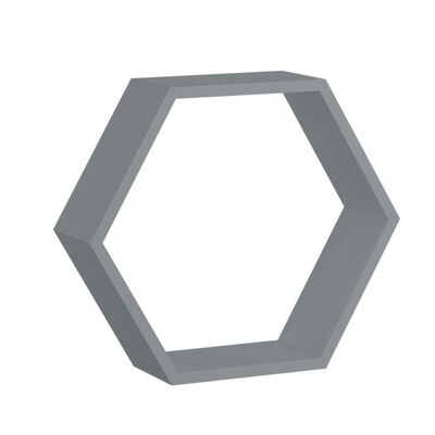 Półka HEXAGON szary GROA