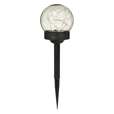 Zestaw sześciu lamp solarnych kula z copper wire 12 diod LED, ciepły biały
