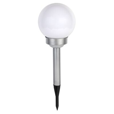 Lampka solarna wbijana 32 cm biało-srebrny