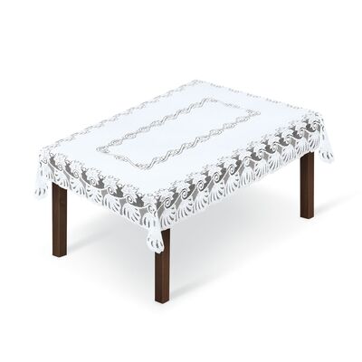 Obrus żakardowy prostokąt 254210/100y 100 x 150 cm biały