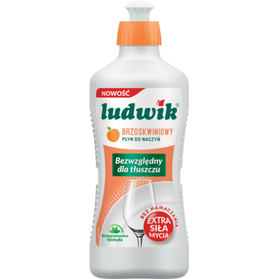 Płyn do mycia naczyń brzoskwiniowy 450 g Ludwik