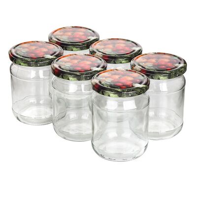 Komplet 6 słoików Spiżarnia Pani Domu 520 ml z zakrętką Ø82 6Z
