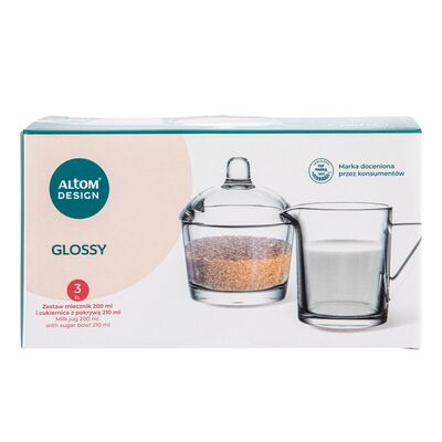 Cukiernica 210 ml + mlecznik 200 ml GLOSSY