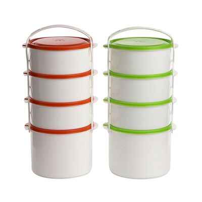 Menażka 3 x 1,2 l + 1,5 l mix kolorów
