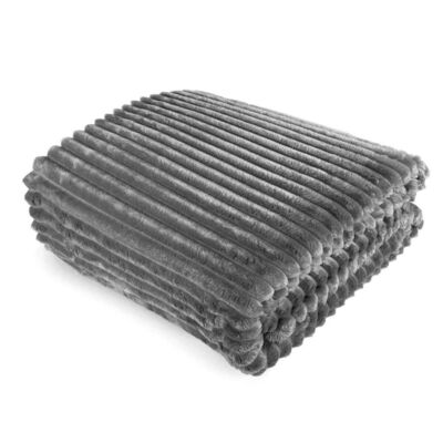 Koc LEA 200 x 220 cm szary
