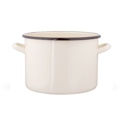 Garnek prosty 3,3 l śr. 18 cm wys. 14 cm krem