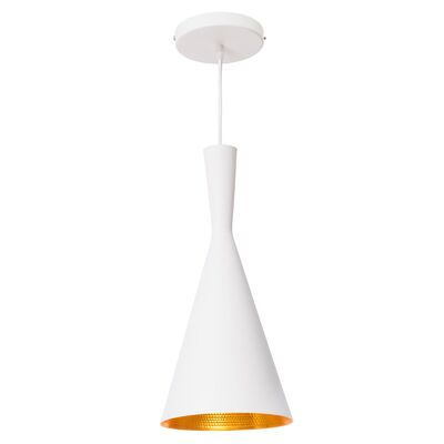 Lampa wisząca Garda 1 x E27 biała Light Prestige