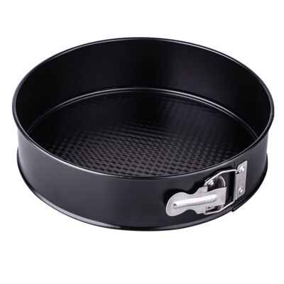 Tortownica 26 cm dno fakturowane non-stick czarna (990-104)