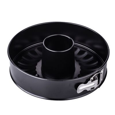 Tortownica 26 cm non-stick czarna dwa dna