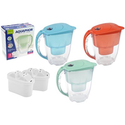 Dzbanek filtrujący Jasper II 2,8 l miętowy + 2 wkłady Aquaphor