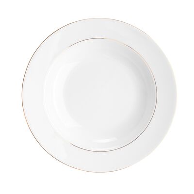 Talerz głęboki 23 cm klasyka złota linia MariaPaula