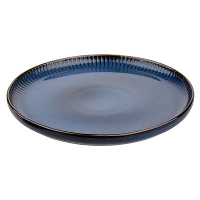 Talerz deserowy NBC 20,5 cm rective stripes