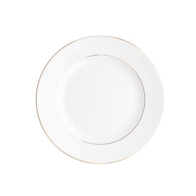 Talerz płytki 17 cm klasyka złota MariaPaula