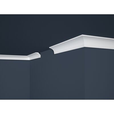 Listwa dekoracyjna E-11 3,5 x 200 cm biały 2 sztuki