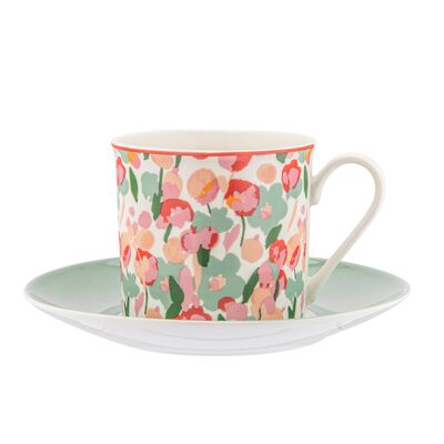 Filiżanka 260 ml ze spodkiem 15,5 cm w opasce grace