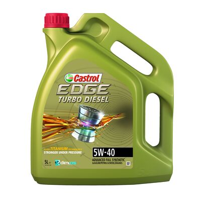 Olej silnikowy CASTROL EDGE  5W-40 TURBO DIESEL 5 l (1535BD)