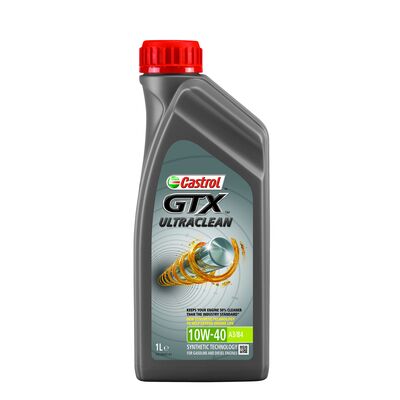 Olej silnikowy CASTROL - GTX ULTRACLEAN 10W-40 A3/B4 1 l (15F092/15A4CF)
