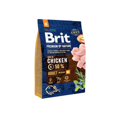Karma sucha dla psa Premium by nature M 3 kg Brit