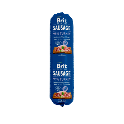 Baton mięsny dla psa indyk 800 g Brit