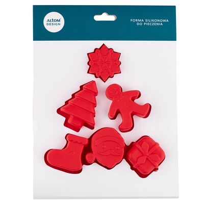 Forma do pieczenia silikonowa mix kształtów 22 x 18,5 x 2,5 cm Altomdesign
