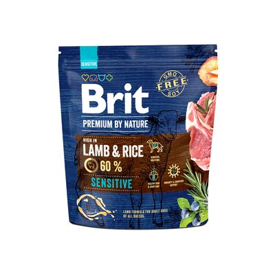 Karma sucha dla psa Premium by nature Sensitive lamb 1 kg Brit