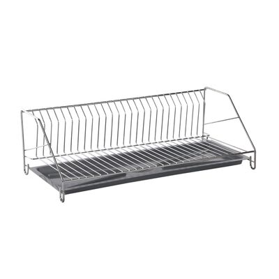 Suszarka do naczyń 1-poziomowa 50 cm z tacką chrom