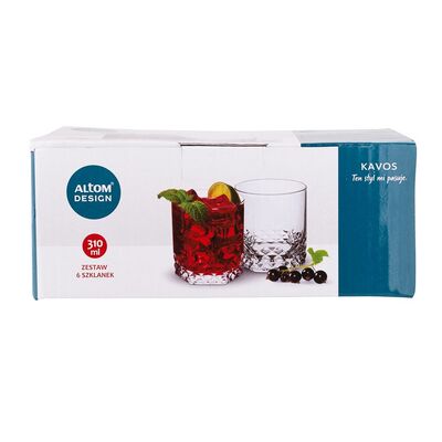Komplet 6 szklanek niskich Kavos 310 ml ALTOM