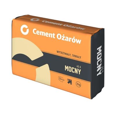 Cement MOCNY (CEM II/A-V 42,5 R) 25 kg Cement Ożarów