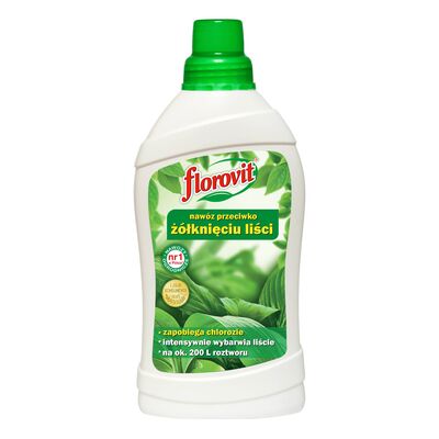 Nawóz przeciw żółknięciu liści butelka 1 kg Florovit