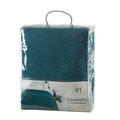 Narzuta BONI 200 x 220 cm ciemnoturkusowy