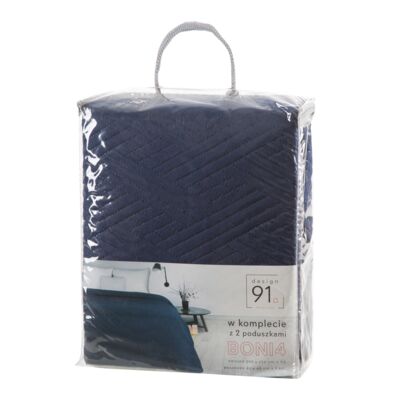 Narzuta BONI 200 x 220 cm granatowy
