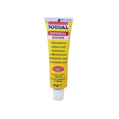 Silikon uniwersalny bezbarwny 60 g Soudal
