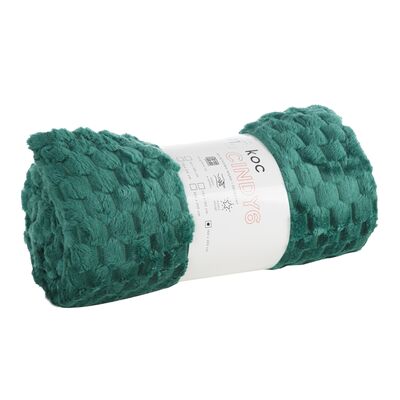 Koc D91 CINDY6 130 x 160 cm ciemnozielony