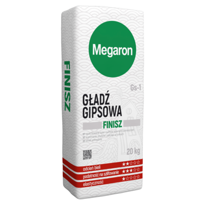 Gładź gipsowa FINISZ 20 kg Megaron