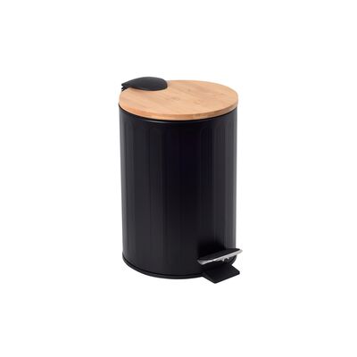Kosz na pedał RADO 3 l bambus czarny