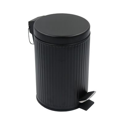 Kosz BASIC II 3 l GROOVED czarny