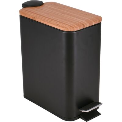 Kosz na pedał RADO 5 l bambus czarny