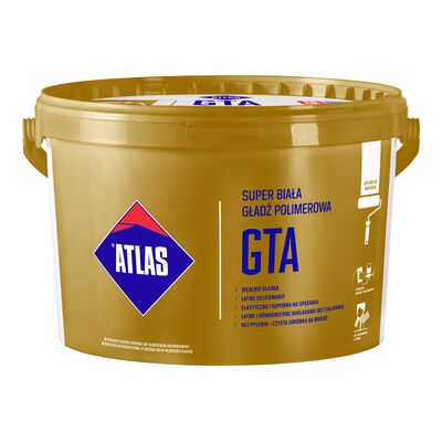Super biała gładź polimerowa GTA 25 kg Atlas